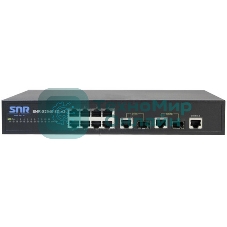 Коммутатор SNR Управляемый коммутатор уровня 2+, 8 портов 1/2.5/5/10GBASE-T, 4 порта 1/10G SFP+ встроенный БП ~220V AC