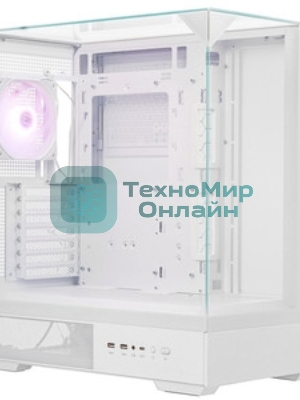 Компьютерный корпус ZALMAN P40 Prism, ATX, белый, WINDOW, 2x3.5