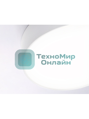 Потолочный светодиодный светильник Ambrella light FV5532 WH белый LED 60W 4200K D500*58 (Без ПДУ)