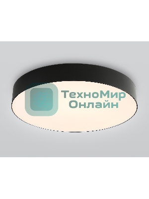 Потолочный светодиодный светильник Ambrella light FZ1365 BK черный IP20 60W 3000-6500K 490*80 (ПДУ ИК)