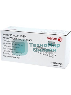 Картридж лазерный Xerox 106R02773 черный для Xerox Phaser 3020/WC 3025 (1500 стр)(Channels)