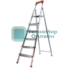 Стремянка FIT 65334стальная 6 ступеней вес 9.1кг