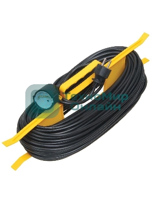 Удлинитель-шнур на рамке 1х50 м с заземл. 10А IP20 УР50 2P+PE ПВС 3х1 IEK WKF14-10-01-50
