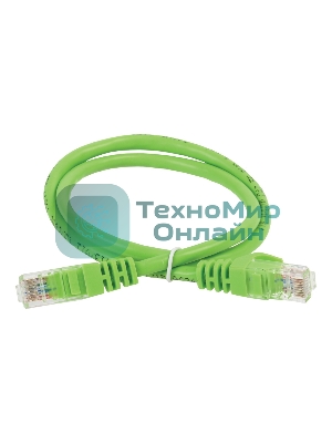 Патч-корд ITK PC02-C5EUL-2M UTP вилка RJ-45-вилка RJ-45 cat.5е 2м зеленый LSZH (уп.:1шт)
