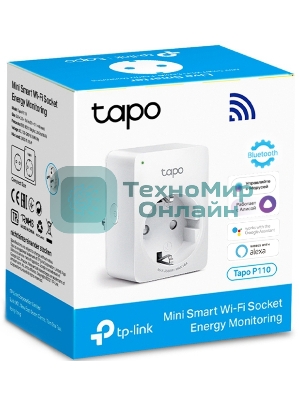 Умная розетка Mini Smart Wi-Fi Socket, Energy MonitoringSPEC: 100-240 V, Max Load 16 A, 50/60 Hz, 2.4 GHz Wi-Fi networkingFEATURE: Amazon Certified for Humans (FFS), Energy Monitoring, Voice Control (works with Amazon Alexa and Google Assistant), Remote Control