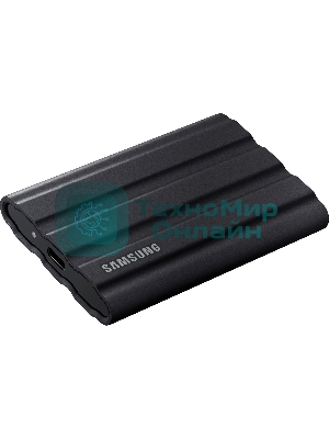 Внешний SSD Samsung T7 Shield, 1TB, USB 3.2 Gen 2 Type-C, R/W 1050/1000, черный