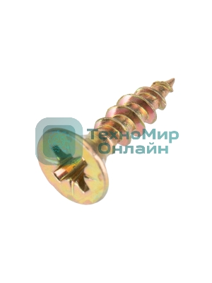 Саморез универсальный Kranz 4х16, желтый цинк, пакет (1000 шт/уп)