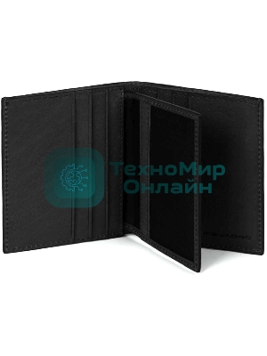 Картхолдер Piquadro Black Square PP1518B3R/N, натуральная кожа, черный