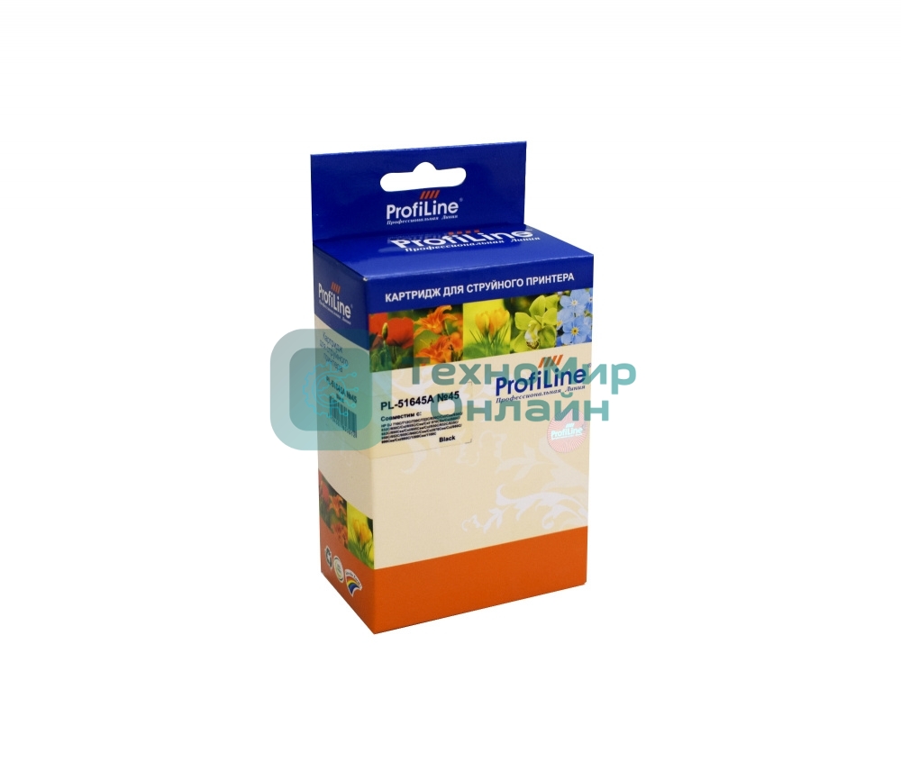 Картридж струйный ProfiLine PL-51645A №45 для принтеров HP DJ 710C/712C/720C/722C/820C/Cxi/Cse/830C/832C/850C/Cxi/855C/Cse/Cxi/870CSe/Cxi/880C/882C/890CSe/Cxi/895CSe/Cxi/930C/932C/935C/950C/952C/955C/960C/Cse/Cxi/970CSe/Cxi/980C/990CSe/Cxi/995C/1000CSe/1100C водн
