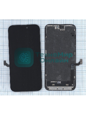 Дисплей (модуль) для Apple iPhone 15 Plus в сборе с тачскрином, черный (OR)