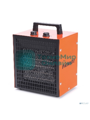 Тепловентилятор электрический Patriot PT Q 5S, оранжевый/черный, 3000 Вт, 25 м2, термостат