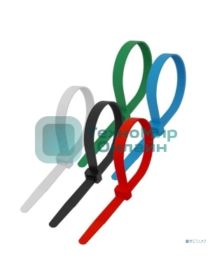 Хомут кабельный Rexant 3.6х200 нейл. разноцвет. (уп. 25 шт)