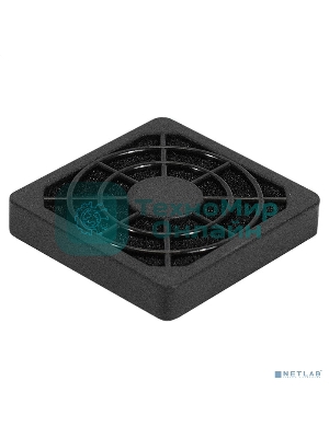 Решетка для вентилятора с фильтром 40х40 ExeGate EG-040PSFB черный