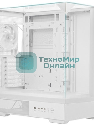 Компьютерный корпус ZALMAN P40 Prism, ATX, белый, WINDOW, 2x3.5