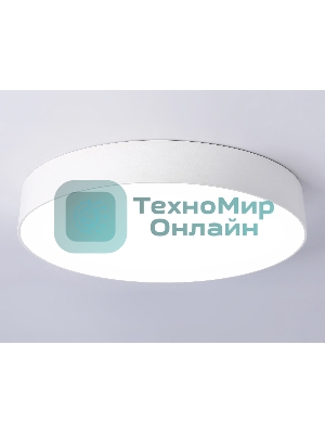 Потолочный светодиодный светильник Ambrella light FV5532 WH белый LED 60W 4200K D500*58 (Без ПДУ)