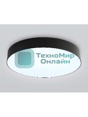 Потолочный светодиодный светильник Ambrella light FZ1365 BK черный IP20 60W 3000-6500K 490*80 (ПДУ ИК)