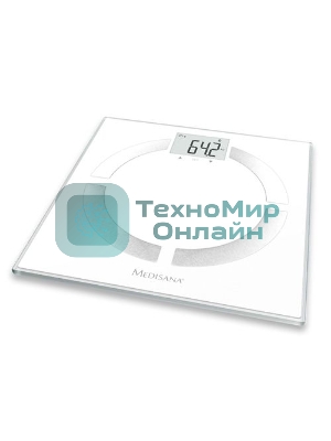 Весы напольные электронные Medisana BS 444 Connect макс.180кг белый