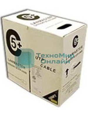 Кабель информационный Lanmaster LAN-5EUTP-OUT кат.5е U/UTP не экранированный 4X2X24AWG PVC внешний 305м черный