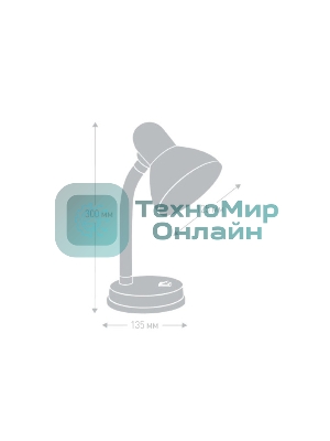 Светильник Camelion KD-301 C02 kd-301 с02 черный настольный 230v 60w