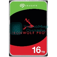 Жесткий диск Seagate SATA-III 16Tb ST16000NT001 NAS Ironwolf Pro 512E (7200rpm) 256Mb 3.5