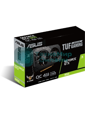 Видеокарта Asus TUF-GTX1650-O4GD6-P-V2-GAMING PCI-E NVIDIA GeForce GTX 1650 4096Mb 128 GDDR6 1635/12000 DVIx1 HDMIx1 DPx1 HDCP Ret