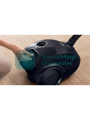 Пылесос Bosch BGBS2LB1 черный, 600 Вт, уборка сухая, пылесборник мешок 3.5 л