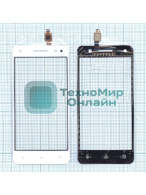 Сенсорное стекло (тачскрин) для Lenovo Vibe S1 Lite белое