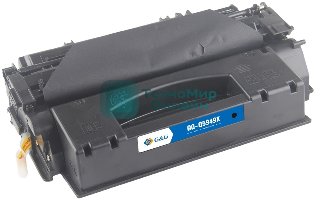 Картридж лазерный G&G GG-Q5949X черный (6000 стр.) для HP LJ 1160/1320/3390/3392