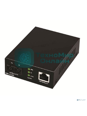 Медиаконвертер D-Link DMC-G10SC/A1A с 1 портом 100/1000Base-T и 1 портом 1000Base-LX с разъемом SC для одномодового оптического кабеля (до 10 км)