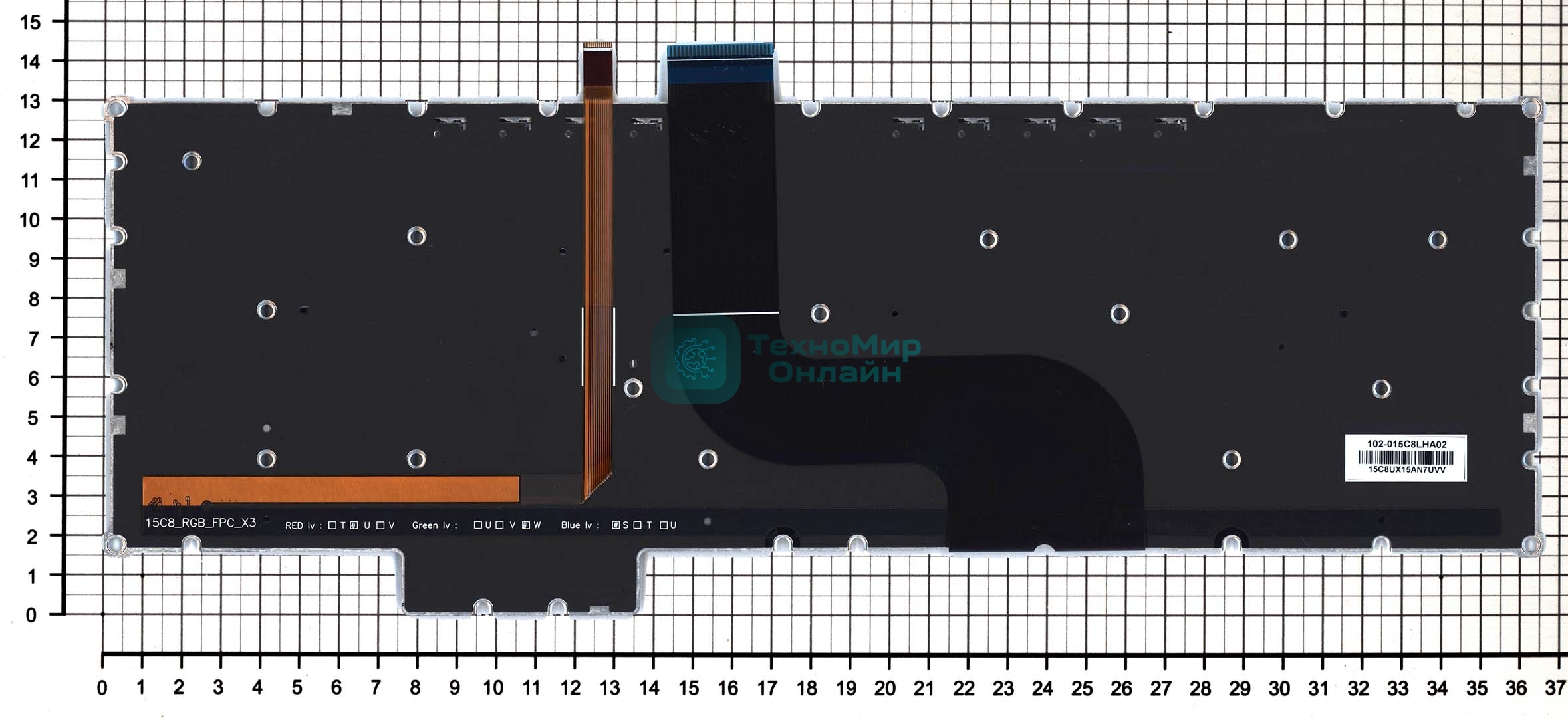 Клавиатура для ноутбука Acer Predator 17X GX-791 черная c подсветкой