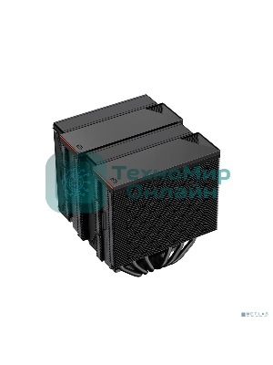 Кулер для процессора PCCooler RZ620 BK (260W, 4-pin PWM, 157.5мм, Al/Cu, 6x6мм, 1x120мм, 86.73CFM, 32dBA, 2200RPM, S: 1851/1700/1200/115X, AM5/AM4, черный)