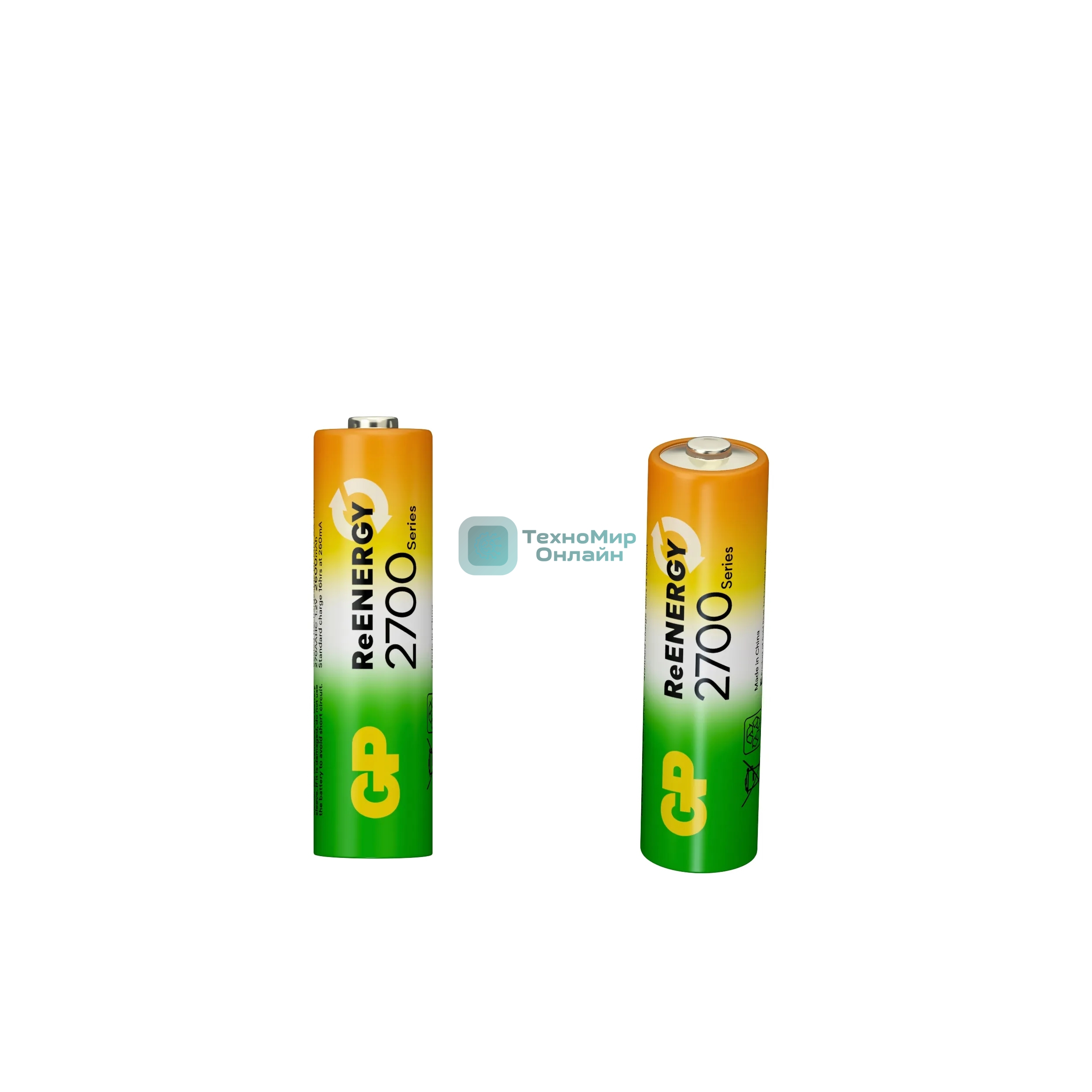 Аккумулятор GP 270AAHCRGY-2CRCB2 AA NiMH 2650mAh (2шт)