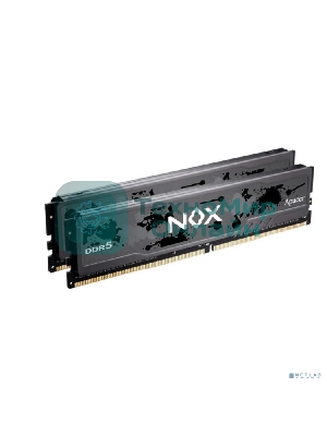 Оперативная память Apacer Nox, DDR5, 32Gb (2x16Gb), 5200MHz, CL40, DIMM, радиатор, серый/черный