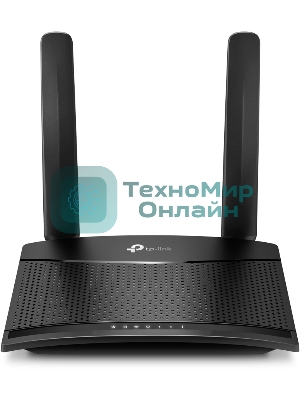 Роутер беспроводной TP-Link TL-MR100 N300 10/100BASE-TX/4G(3G) cat.4 черный