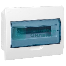 Бокс ЩРВ-П-12модулей встраиваемый пластик IP41 MKP12-V-12-40-10 IEK