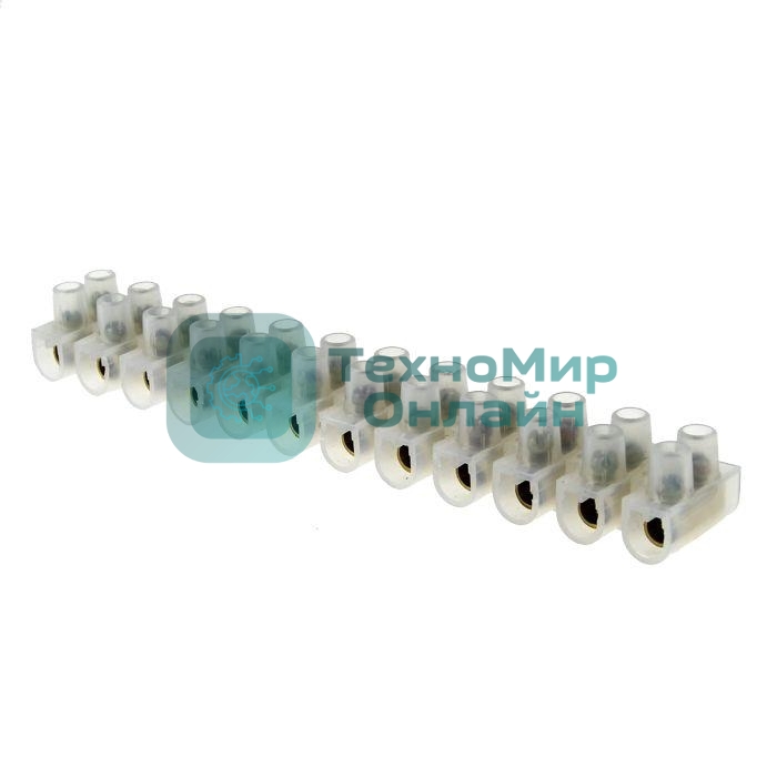 Колодка клеммная 6мм 6А EKF plc-KK-6-6