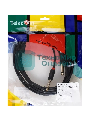 Кабель-адаптер 3.5ST(M)/2X6.35 ST(M), 3м, Telecom PRO TAV6168-3M