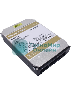Жесткий диск Western Digital SATA 16Tb 7200RPM 6Gb/S 512MB GOLD WD161KRYZ