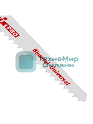 Полотна универсальные Matrix для сабельной пилы S611DF 125/4,3 мм, Bimetal, 2 шт., PRO