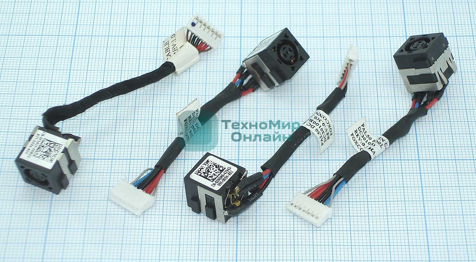 Разъем для ноутбука HY-DE017 Dell Latitude E4200 с кабелем 5 см