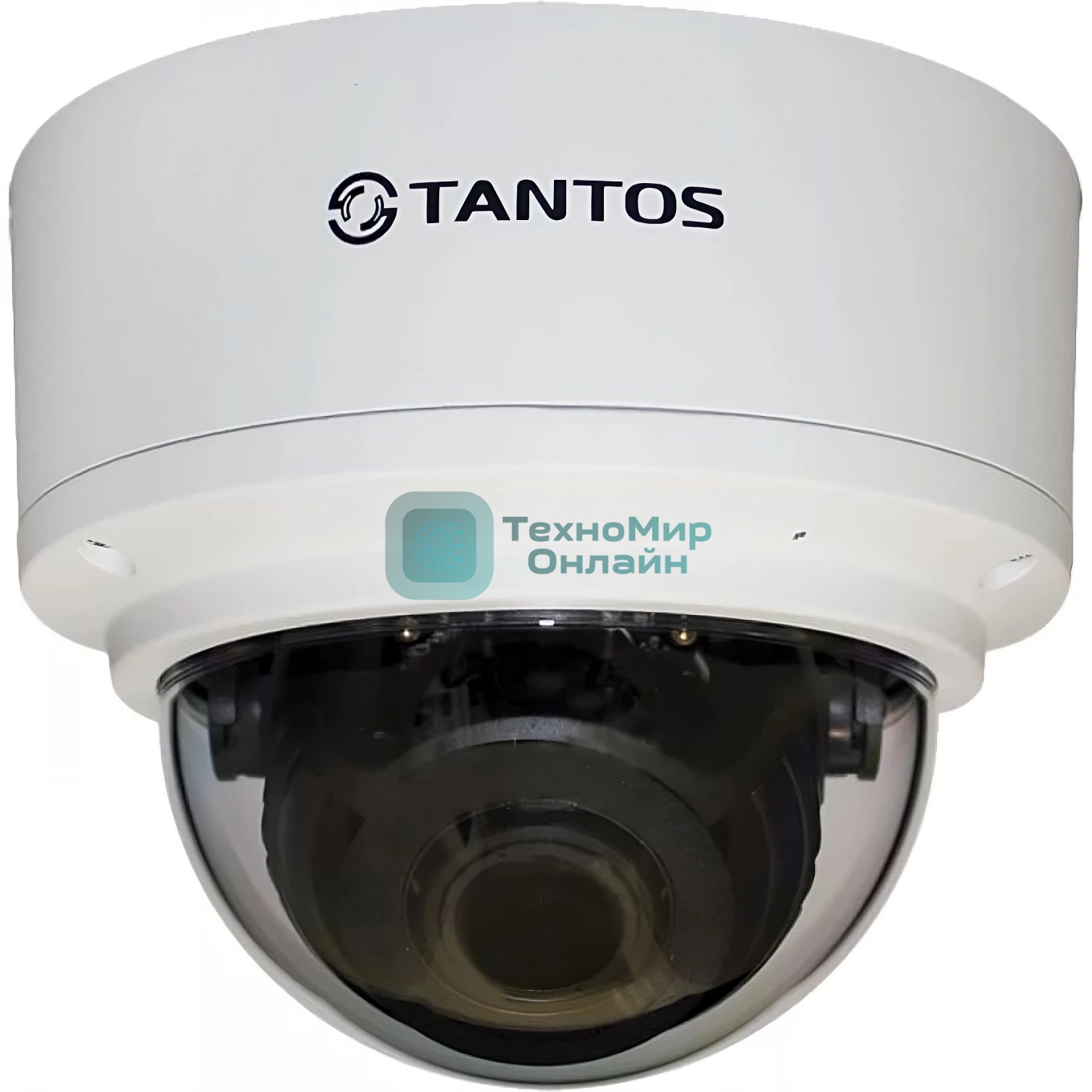 Уличная 2 мегапиксельная купольная антивандальная IP-камера Tantos TSi-Ve25VPA 2.8-12 мм