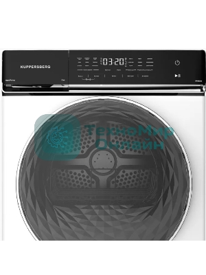 Сушильная машина Kuppersberg DM 650 W белый, 8 кг, сушка - тепловой насос, программ - 15, 59.5 x 84.5 x 63.5 см