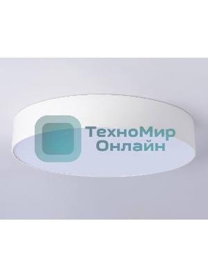 Потолочный светодиодный светильник Ambrella light FV5532 WH белый LED 60W 4200K D500*58 (Без ПДУ)