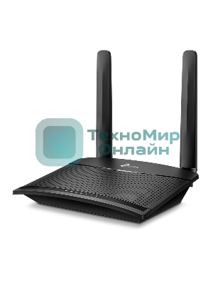 Роутер беспроводной TP-Link TL-MR100 N300 10/100BASE-TX/4G(3G) cat.4 черный