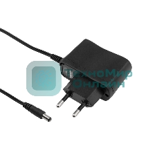 Источник питания 110-220 V AC/12 V DC 0,5 А 5 W с DC разъемом подключения 5.5х2.1, без влагозащиты (IP23)