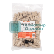 Соединительный изолирующий зажим Rexant с лепестками СИЗ-12 ø 11,2 мм (0,34-10 мм²), коричневый (100 шт./уп.)