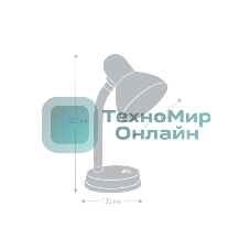 Camelion KD-301 С03 серебро (Светильник настольный,230V 60W)