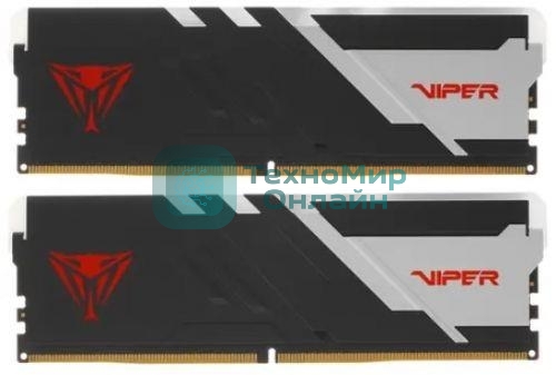 Оперативная память Patriot Viper Venom, DDR5, 32GB (2x16GB), 5600MHz, CL36, DIMM, с радиаторами, RGB, черный