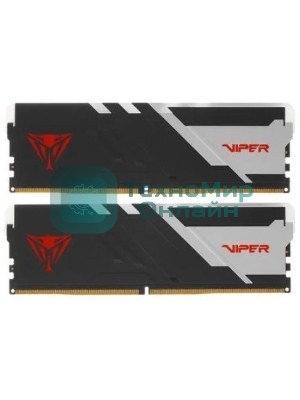 Оперативная память Patriot Viper Venom, DDR5, 32GB (2x16GB), 5600MHz, CL36, DIMM, с радиаторами, RGB, черный