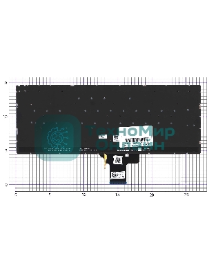 Клавиатура для ноутбука Asus Vivobook Pro 14 X3400 черная с подсветкой